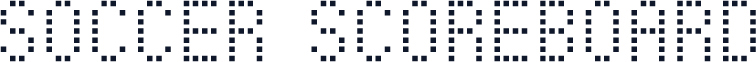 Soccer Scoreboard