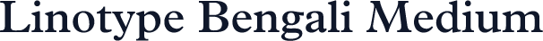 Linotype Bengali Medium