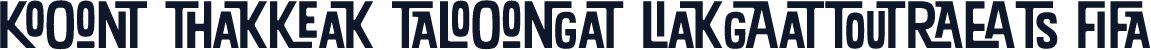 Kon Tiki Aloha Ligatures JF