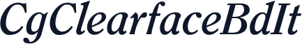 CgClearfaceBdIt