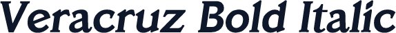 Veracruz Bold Italic