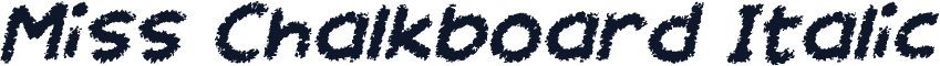 Miss Chalkboard Italic