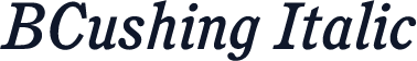BCushing Italic