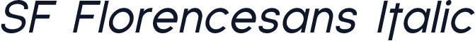 SF Florencesans Italic