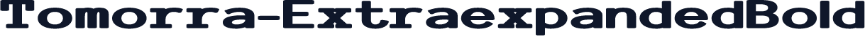Tomorra-ExtraexpandedBold