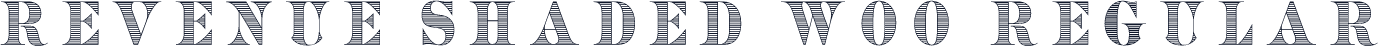 Revenue Shaded W00 Regular