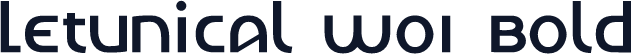 Letunical W01 Bold
