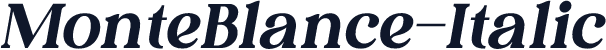 MonteBlance-Italic