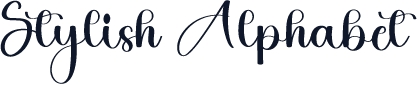 Stylish Alphabet