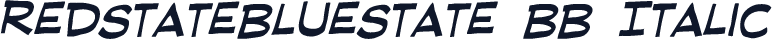 RedStateBlueState BB Italic
