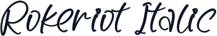 Rokeriot Italic