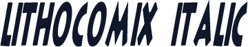 LithoComix Italic