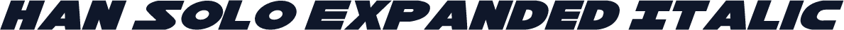 Han Solo Expanded Italic