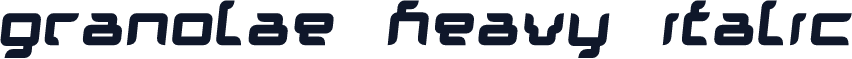 Granolae Heavy Italic
