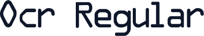 Ocr Regular