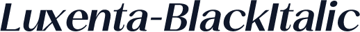 Luxenta-BlackItalic
