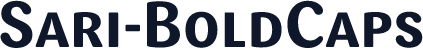 Sari-BoldCaps
