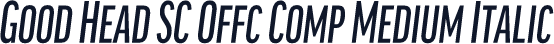 Good Head SC Offc Comp Medium Italic