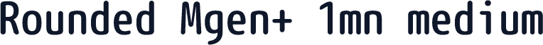 Rounded Mgen+ 1mn medium
