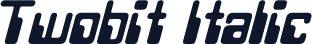Twobit Italic