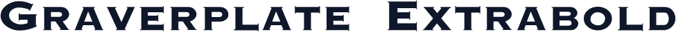 Graverplate Extrabold