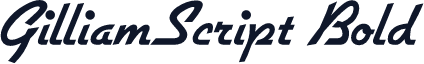 GilliamScript Bold