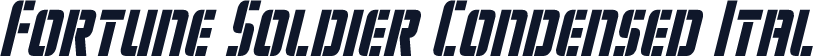 Fortune Soldier Condensed Ital
