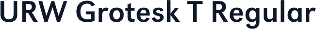 URW Grotesk T Regular