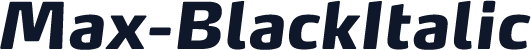 Max-BlackItalic