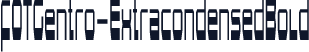 FOTGentro-ExtracondensedBold