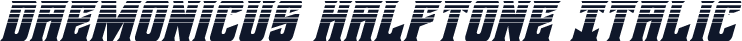 Daemonicus Halftone Italic