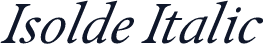 Isolde Italic