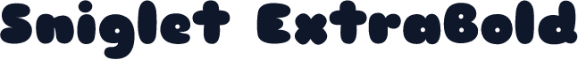 Sniglet ExtraBold
