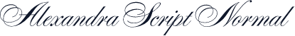 Alexandra Script Normal