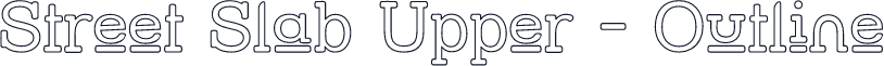 Street Slab Upper - Outline