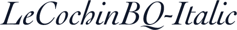 LeCochinBQ-Italic