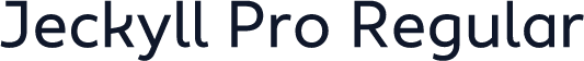 Jeckyll Pro Regular