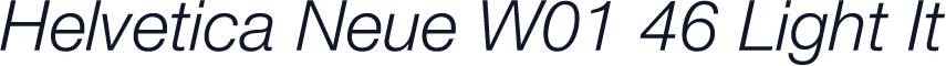 Helvetica Neue W01 46 Light It