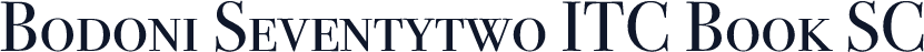 Bodoni Seventytwo ITC Book SC