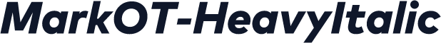MarkOT-HeavyItalic