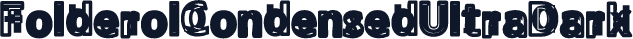 FolderolCondensedUltraDark
