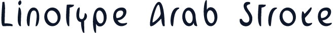 Linotype Arab Stroke