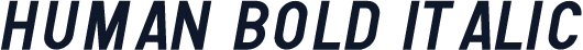 Human Bold Italic