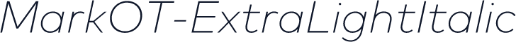 MarkOT-ExtraLightItalic
