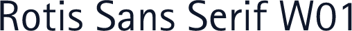 Rotis Sans Serif W01