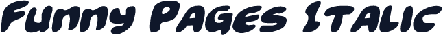 Funny Pages Italic