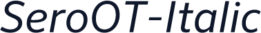 SeroOT-Italic