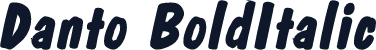 Danto BoldItalic