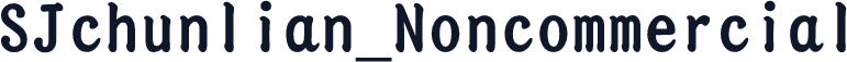SJchunlian_Noncommercial