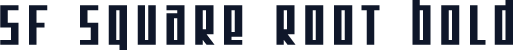SF Square Root Bold